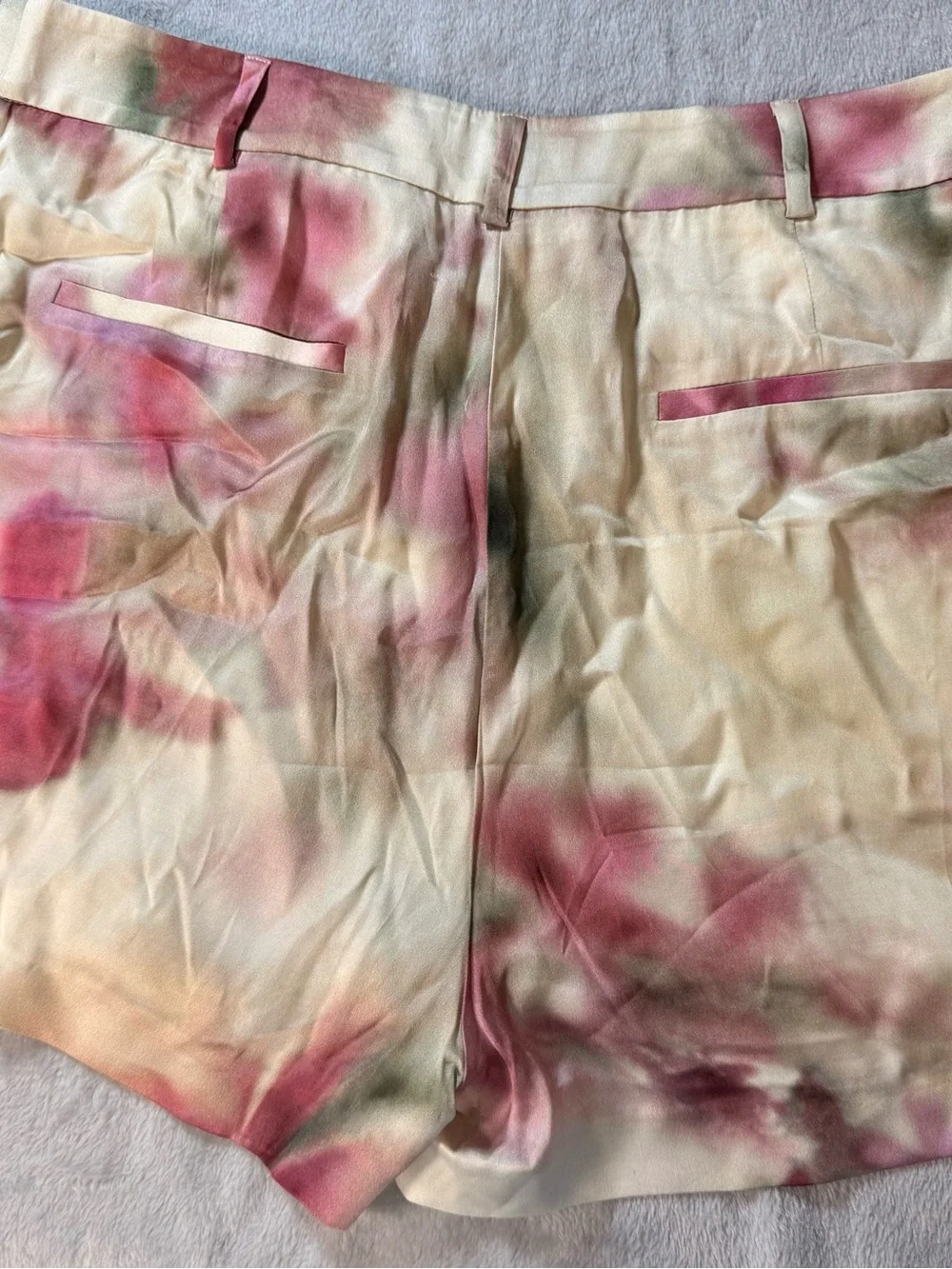 Marciano Pink Floral Tie-Dye Bermuda Shorts